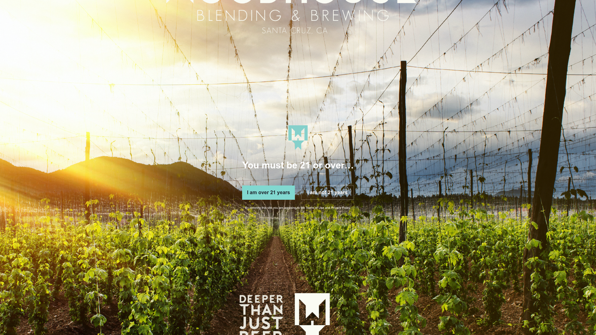 Woodhouse Blending & Brewing homepage