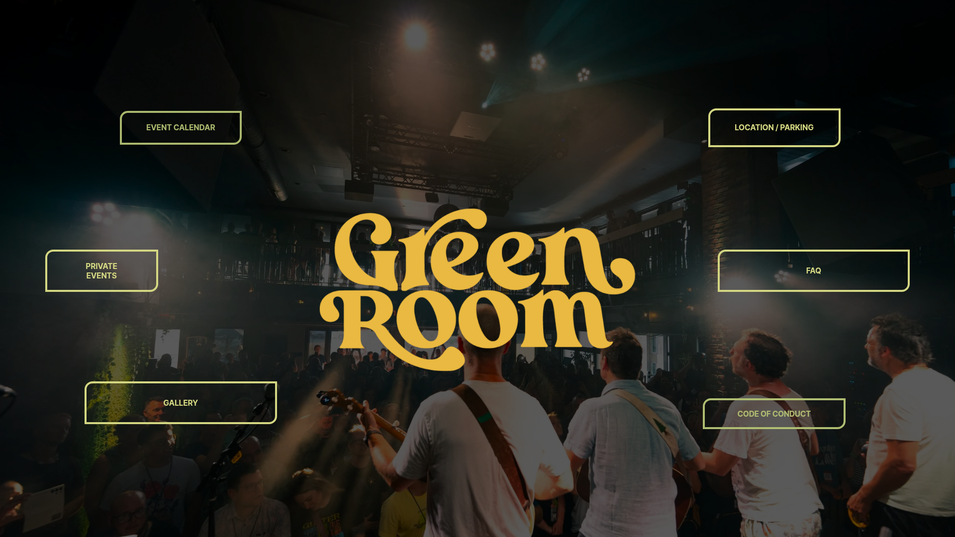 Green Room homepage