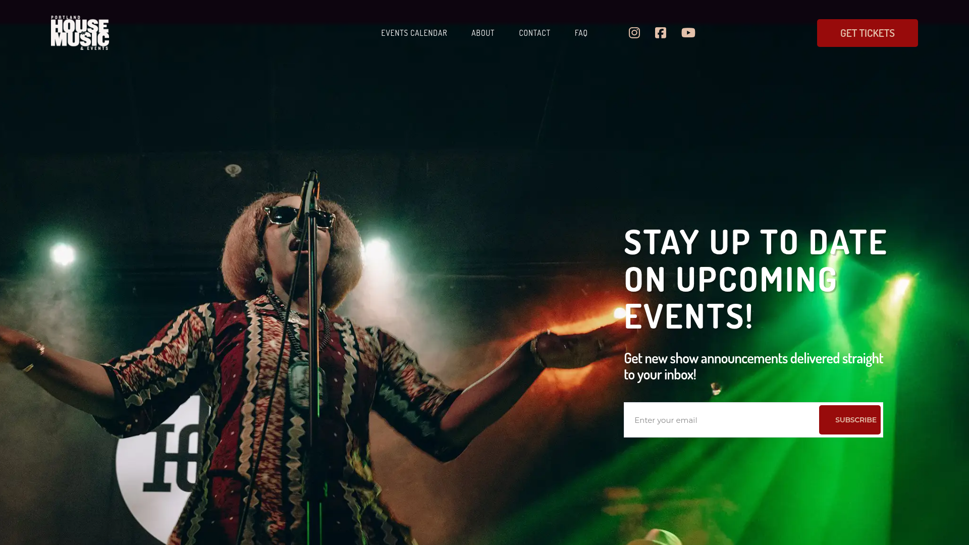 Portland House of Music homepage