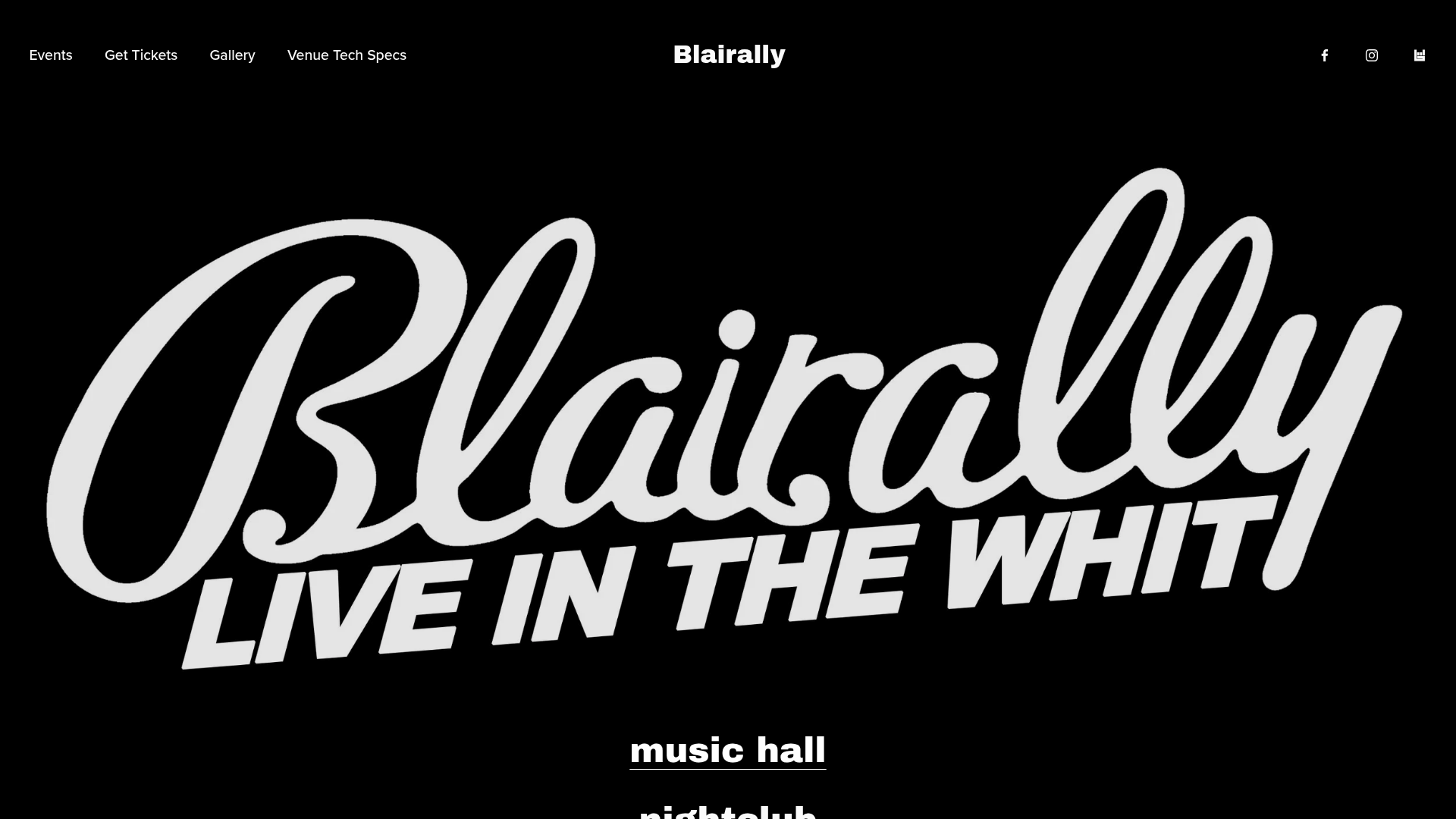 Blairally Vintage Arcade homepage