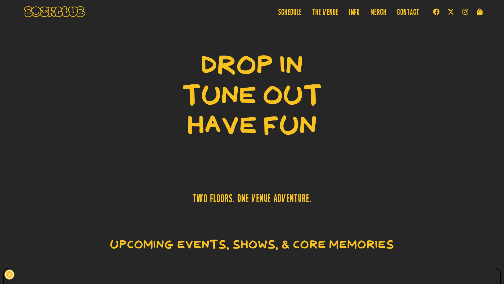 Bookclub Chicago homepage