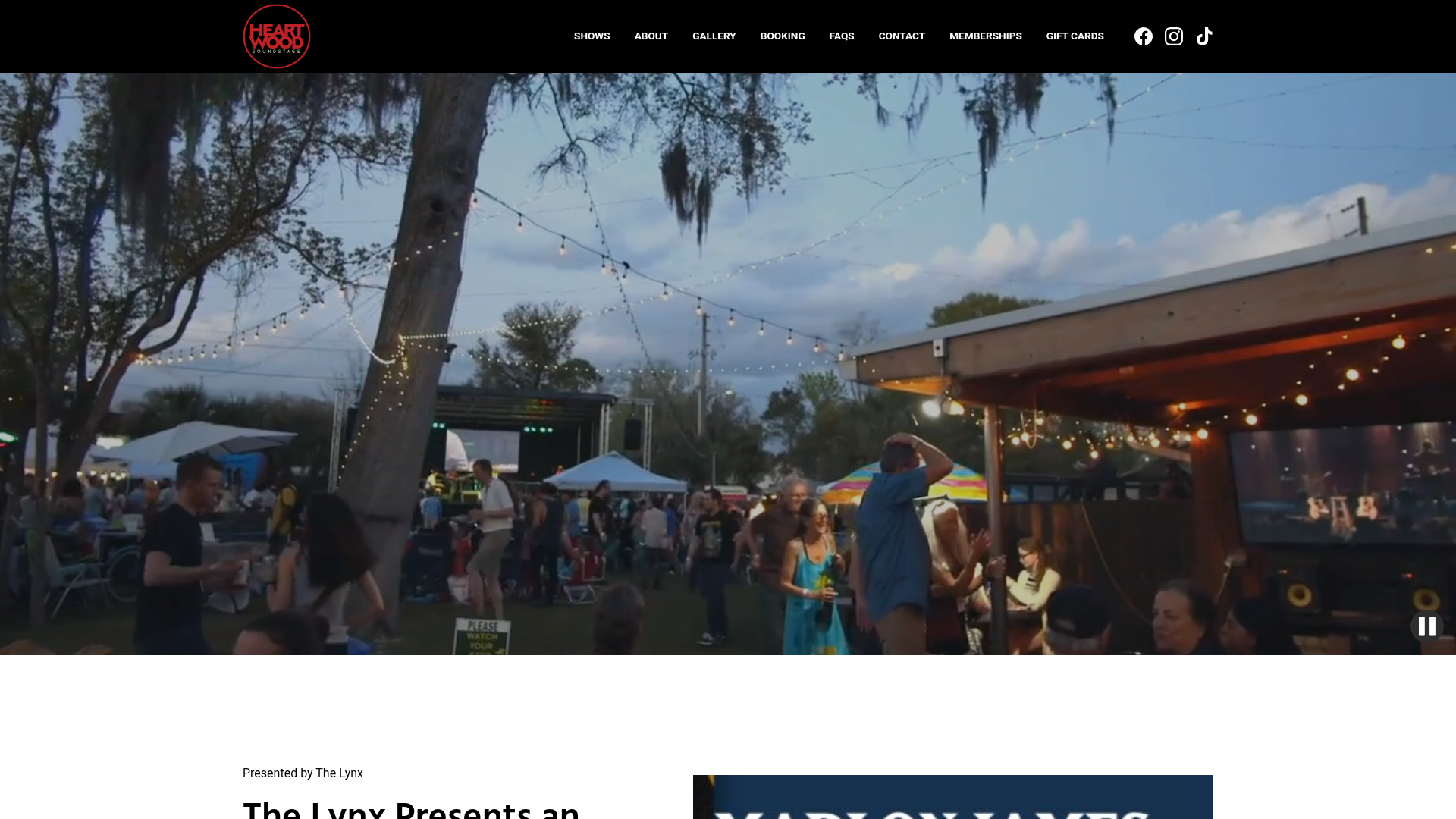 Heartwood Soundstage homepage
