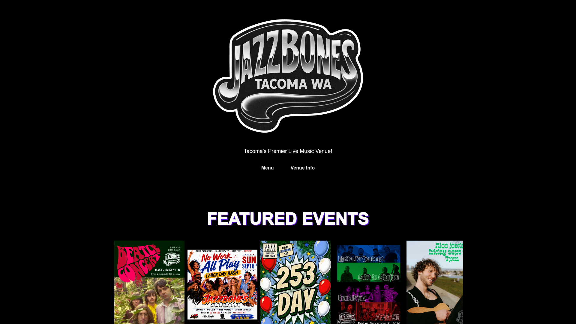 Jazzbones homepage