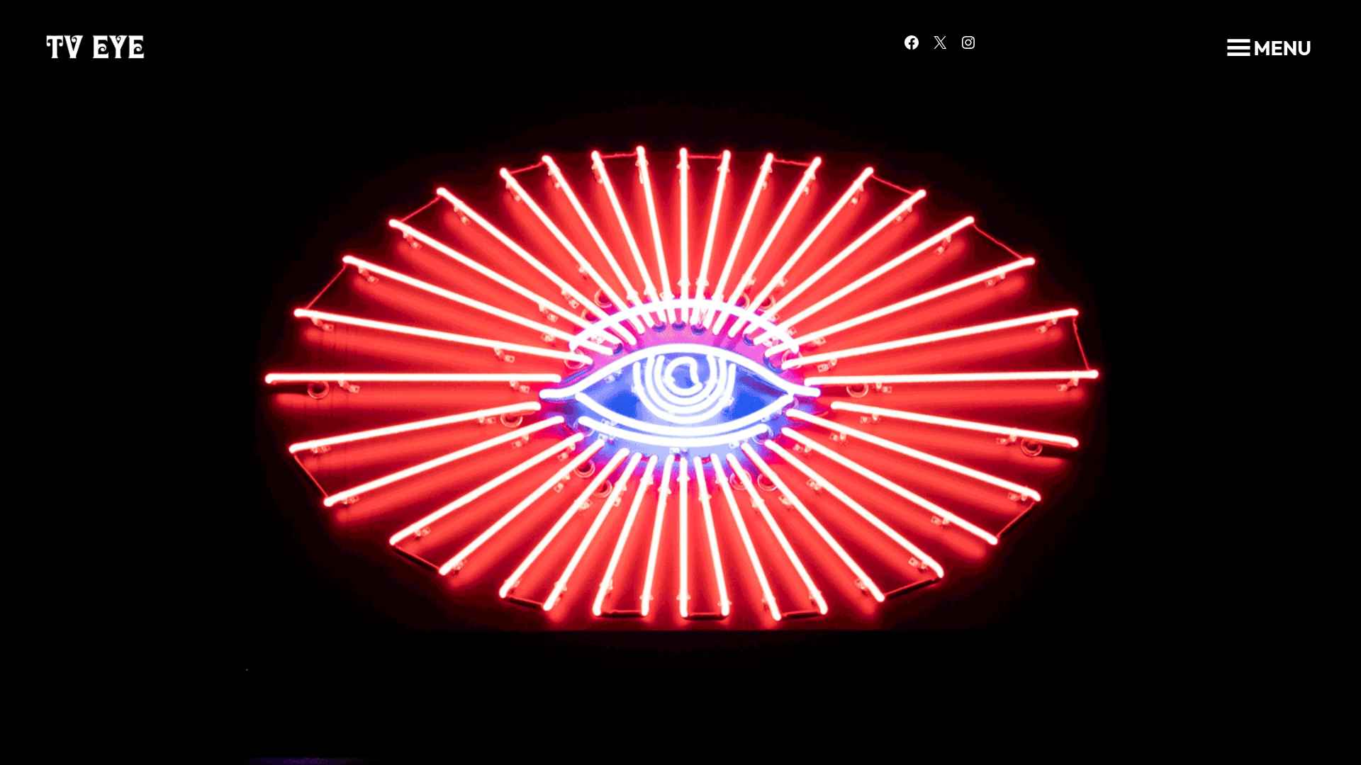 TV Eye homepage
