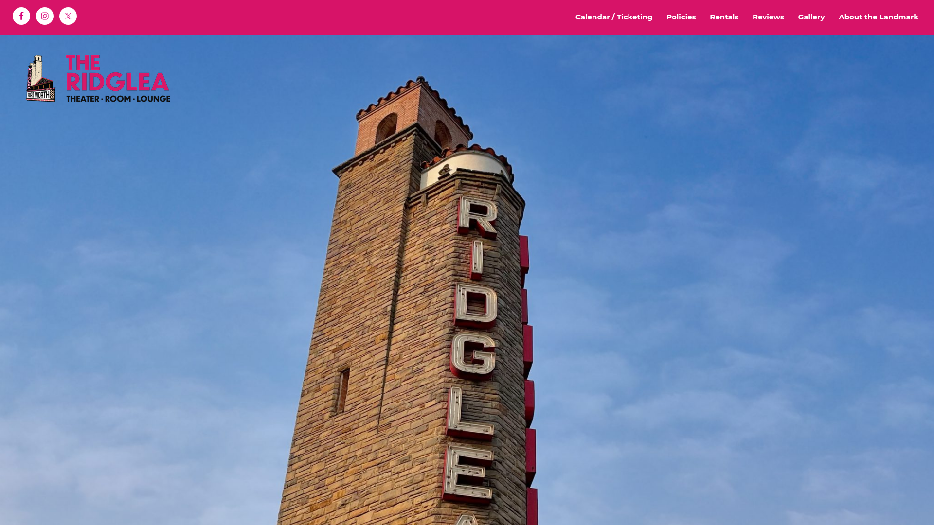 Ridglea Room homepage