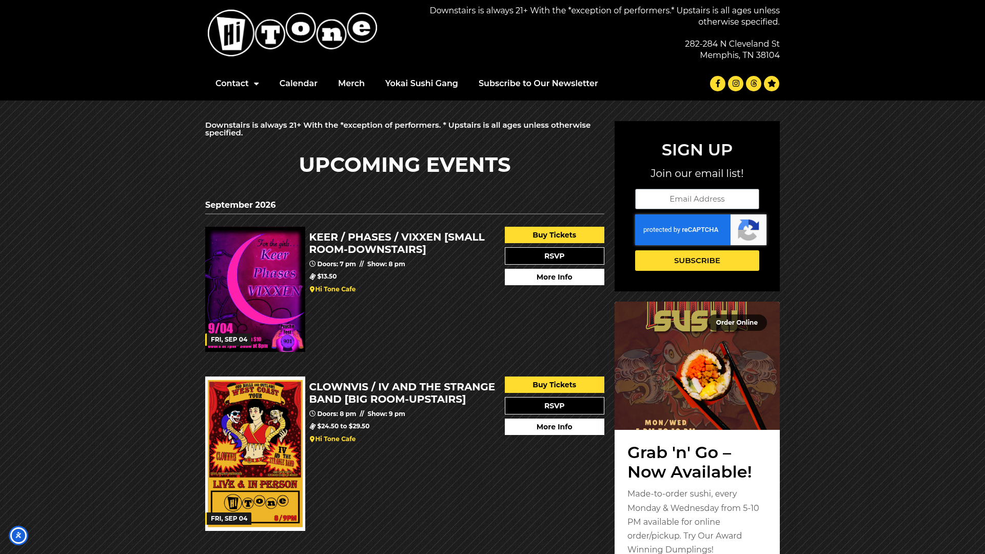 Hi Tone homepage