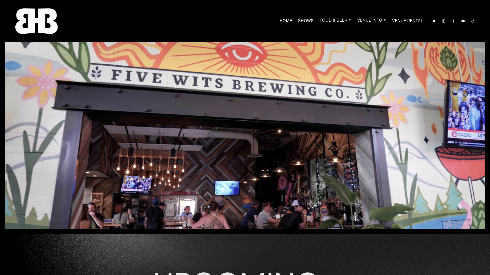 Barrelhouse Ballroom — music venue in Chattanooga, Tennessee, homepage screenshot